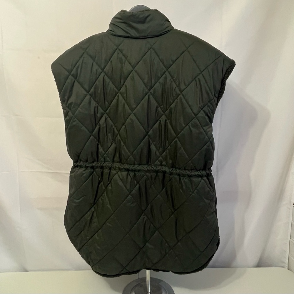 Kensie Dark Green Fleece Lined Vest - Picture 2 of 9